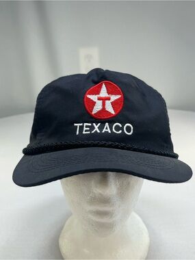 Head To Toe Vintage Texaco Gasoline  Rope Strapback Hat